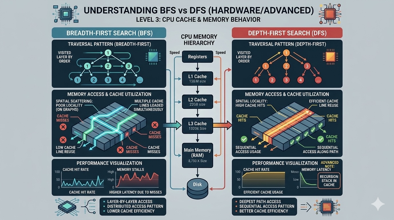 Understanding BFS vs DFS — Advanced Optimization
