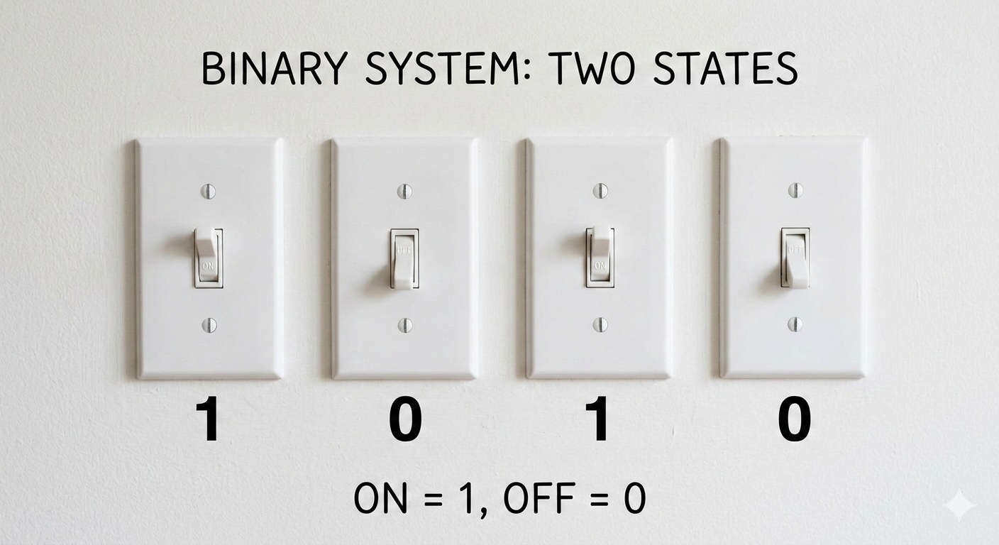 Understanding Binary Arithmetic - The Light Switch