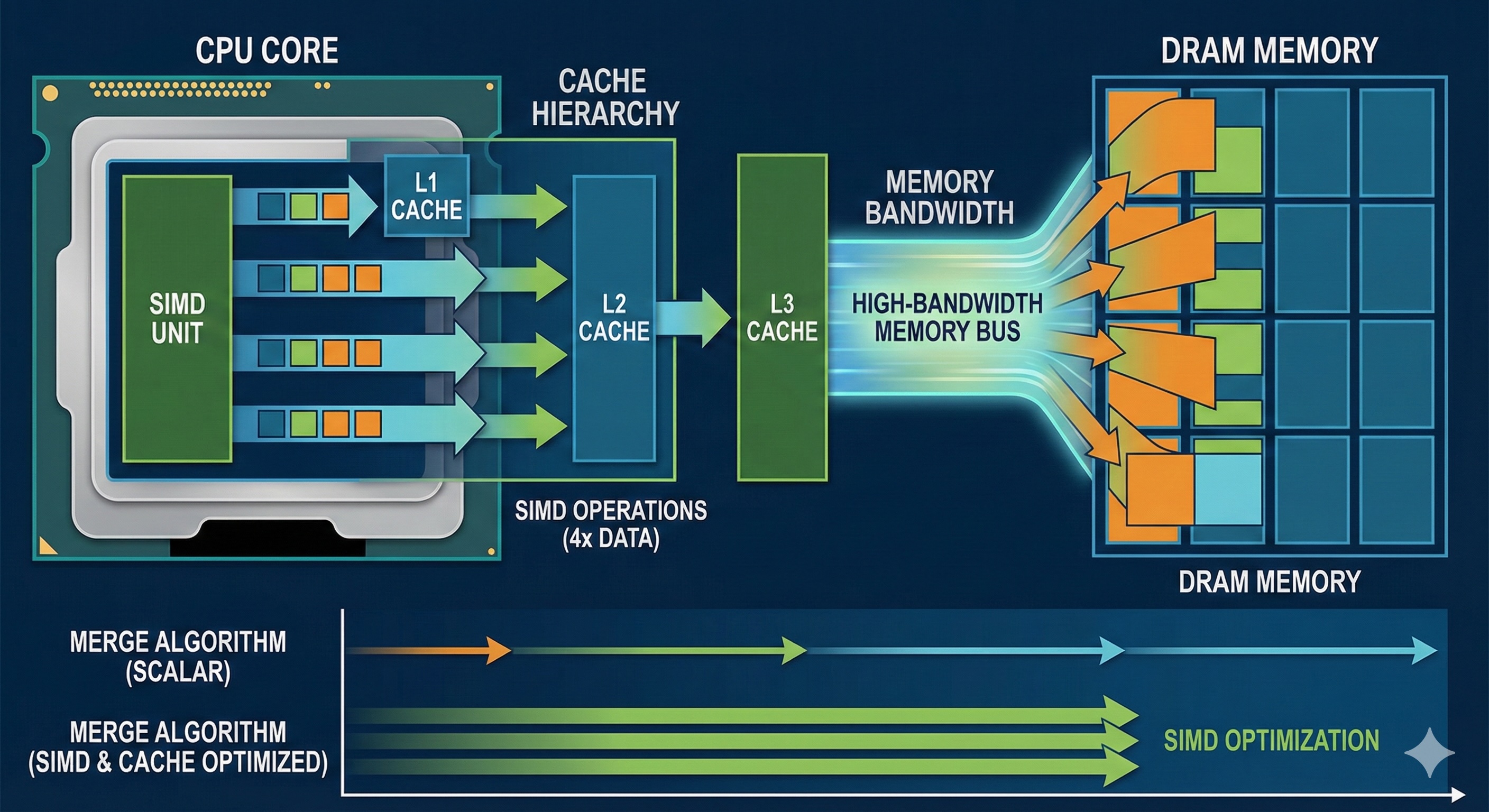 Understanding Merge Algorithms - Advanced Optimization