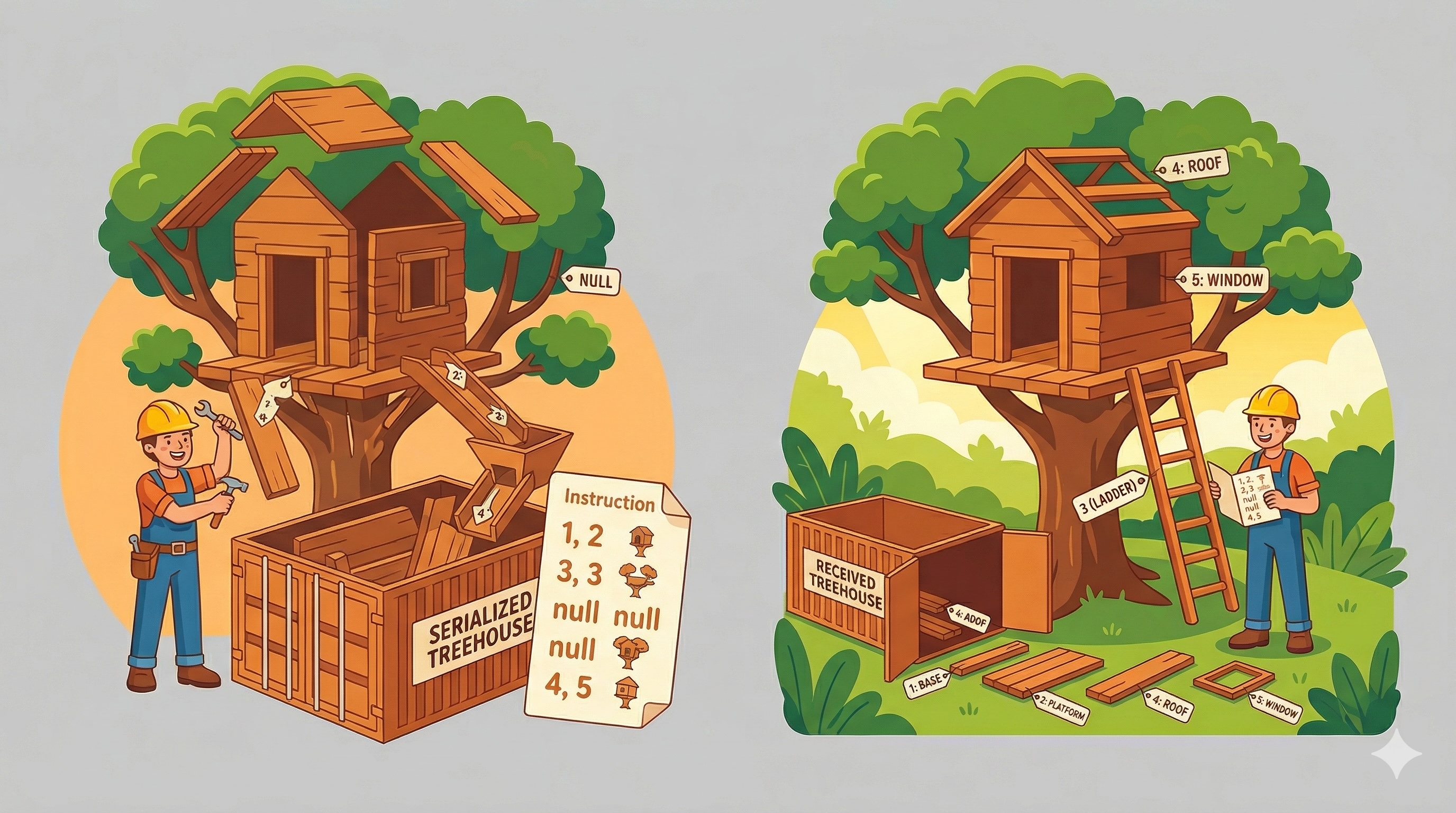Understanding Tree Serialization: The Shipping Container