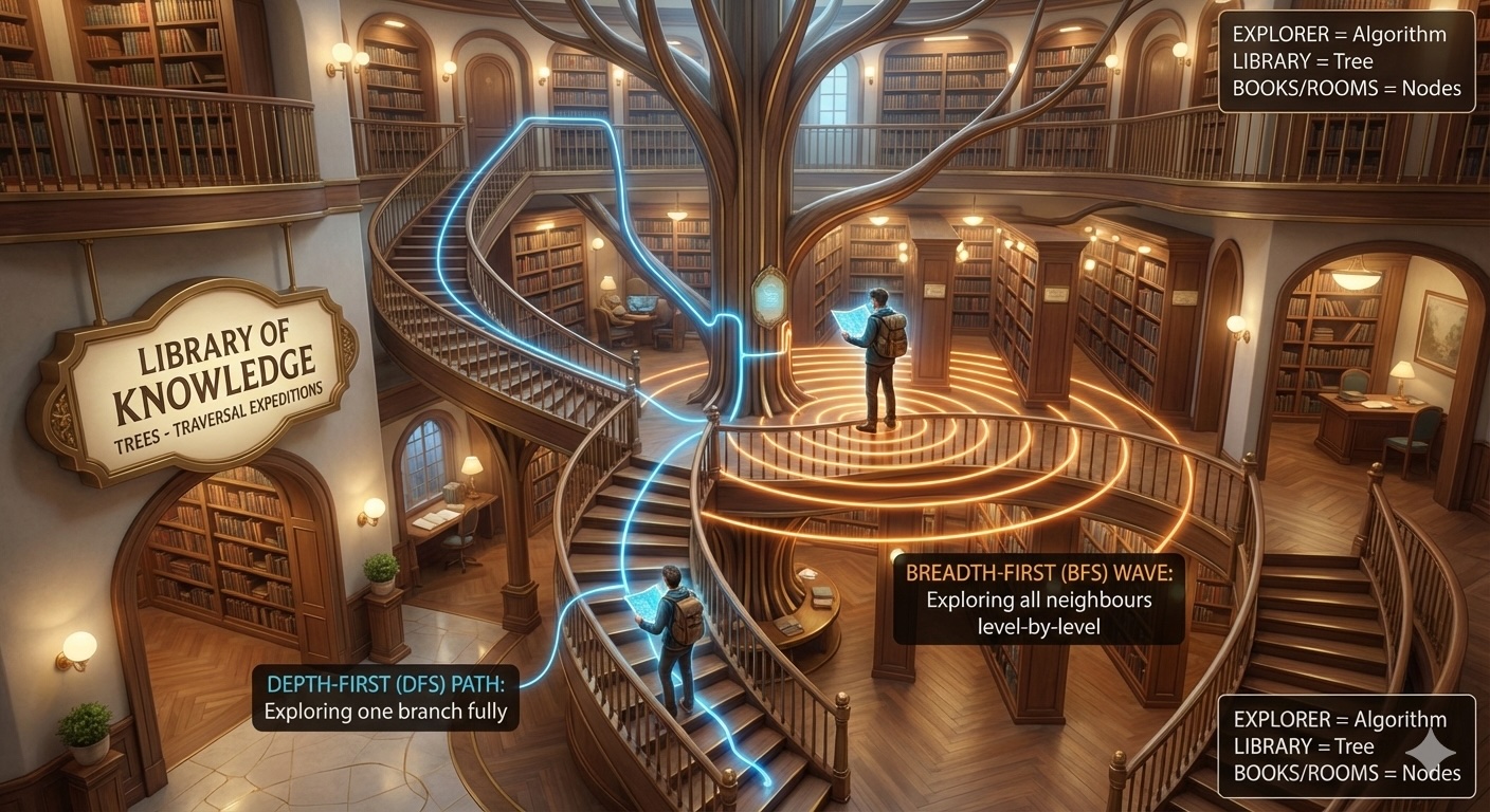 Understanding Tree Traversals - The Library Explorer