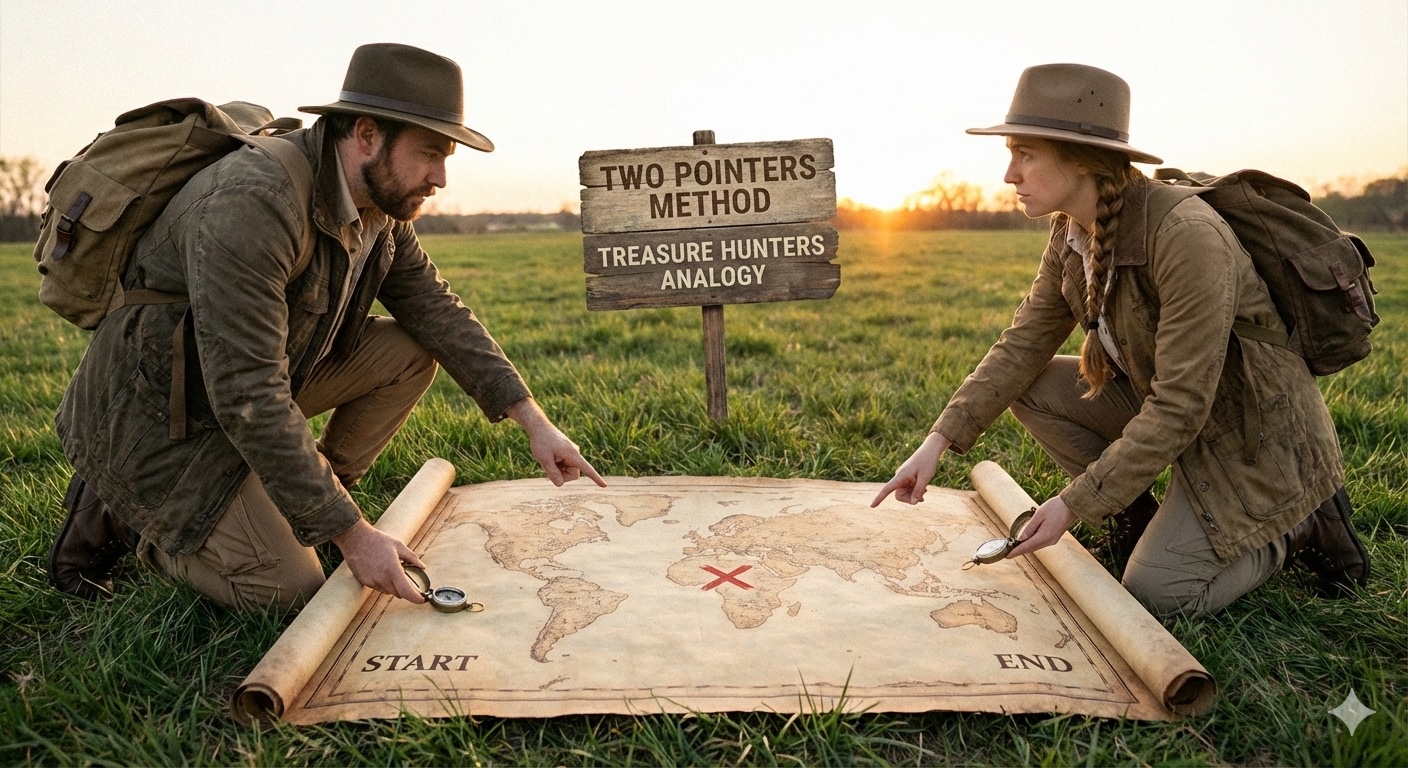 Understanding Two Pointers: The Treasure Hunt